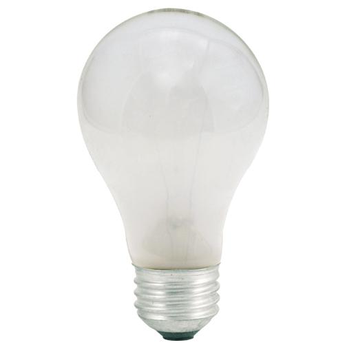 60-Watt Incandescent Standard A19, Medium Base, Frost, 2-Pack