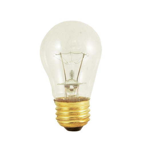 60-Watt Incandescent Standard A15 Fan Light, Medium Base, Clear