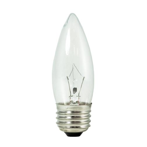 60-Watt Dimmable Krypton Krystal Touch Torpedo B10 Chandelier Bulb, Medium Base, Clear