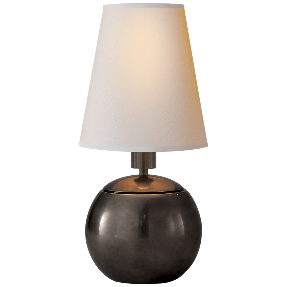 Tiny Terri Round Accent Lamp TOB 3051BZ NP City Lights Detroit