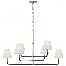 Visual Comfort & Co. Signature Collection CHC 5083PN/BRT-L - Basden Extra Large Three Tier Chandelier