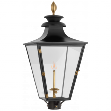 Visual Comfort & Co. Signature Collection CHO 7430BLK-CG - Albermarle Gas Post Light