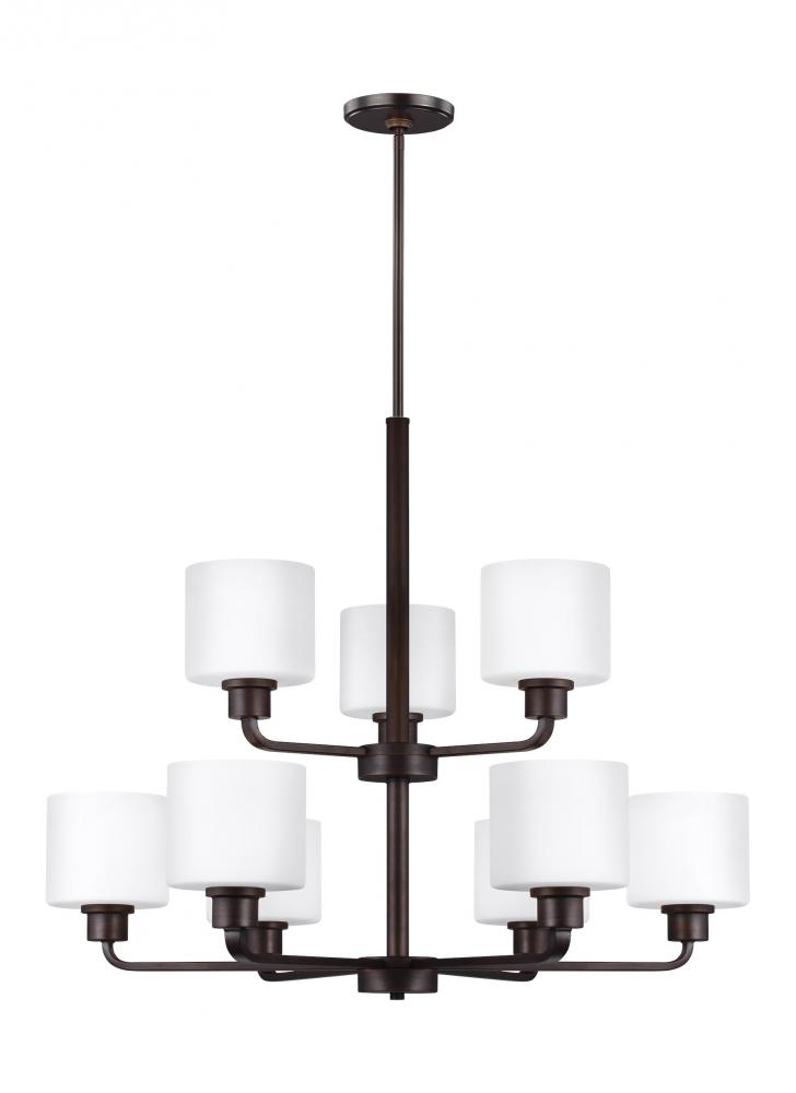 Canfield Nine Light Chandelier