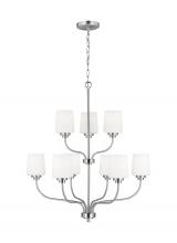 Generation Lighting - Seagull US 3102809-962 - Nine Light Chandelier