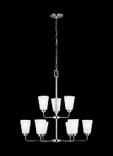 Generation Lighting - Seagull US 3115209-05 - Nine Light Chandelier