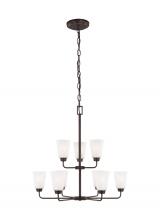Generation Lighting - Seagull US 3115209-710 - Nine Light Chandelier