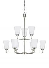 Generation Lighting - Seagull US 3115209-962 - Nine Light Chandelier