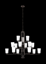 Generation Lighting - Seagull US 3128915-710 - Franport Fifteen Light Chandelier