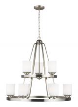 Generation Lighting - Seagull US 3130709EN3-962 - Nine Light Chandelier