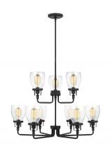 Generation Lighting - Seagull US 3214509-112 - Belton Nine Light Up Chandelier