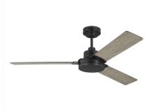 Generation Lighting - Seagull US 3JVR52AGP - Jovie 52" Indoor/Outdoor Aged Pewter Ceiling Fan with Wall Control and Manual Reversible Motor