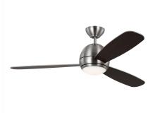 Generation Lighting - Seagull US 3OBSR52BSD - Orbis 52 Inch Indoor/Outdoor Integrated LED Dimmable Ceiling Fan