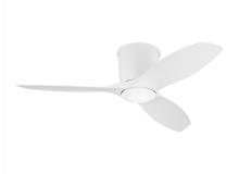 Generation Lighting - Seagull US 3TTHR44RZWD - Titus 44 Inch Indoor/Outdoor Integrated LED Dimmable Hugger Ceiling Fan