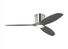 Generation Lighting - Seagull US 3TTHR52BSD - Titus 52 Inch Indoor/Outdoor Integrated LED Dimmable Hugger Ceiling Fan