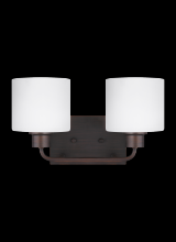Generation Lighting - Seagull US 4428802-710 - Canfield Two Light Wall / Bath