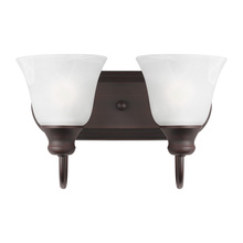 Generation Lighting - Seagull US 44940-710 - Windgate Two Light Wall / Bath