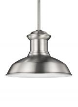 Generation Lighting - Seagull US 6247701EN3-04 - Fredricksburg traditional 1-light LED outdoor exterior Dark Sky compliant ceiling hanging pendant in