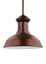 Generation Lighting - Seagull US 6247701EN3-44 - Fredricksburg traditional 1-light LED outdoor exterior Dark Sky compliant led outdoor ceiling hangin