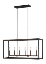 Generation Lighting - Seagull US 6634506-710 - Six Light Island Pendant