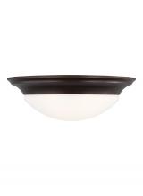 Generation Lighting - Seagull US 75436EN3-710 - Three Light Ceiling Flush Mount