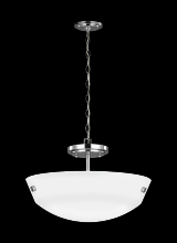 Generation Lighting - Seagull US 7715202EN3-05 - Two Light Semi-Flush Convertible Pendant