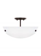 Generation Lighting - Seagull US 7715202EN3-710 - Two Light Semi-Flush Convertible Pendant