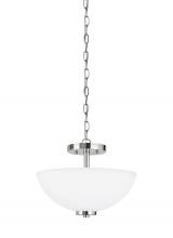 Generation Lighting - Seagull US 77160-05 - Two Light Semi-Flush Convertible Pendant