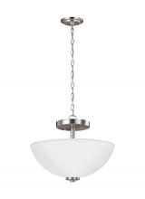Generation Lighting - Seagull US 77160EN3-962 - Two Light Semi-Flush Convertible Pendant
