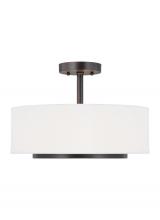 Generation Lighting - Seagull US 7728002EN3-710 - Two Light Semi-Flush Convertible Pendant