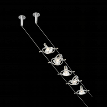 Generation Lighting - Seagull US 800CBL5PN-LED - Accent Cable Kit 5 Head LED