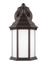 Generation Lighting - Seagull US 8338751EN3-71 - Sevier traditional 1-light LED outdoor exterior small downlight outdoor wall lantern sconce in antiq