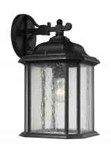 Generation Lighting - Seagull US 84031-746 - Kent traditional 1-light outdoor exterior large wall lantern sconce in oxford bronze finish with cle