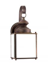 Generation Lighting - Seagull US 84157D-71 - Jamestowne transitional 1-light medium outdoor exterior Dark Sky compliant wall lantern sconce in an