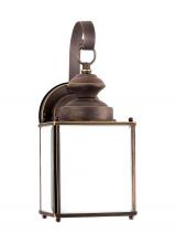 Generation Lighting - Seagull US 84157DEN3-71 - Jamestowne transitional 1-light LED medium outdoor exterior Dark Sky compliant wall lantern sconce i