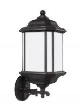 Generation Lighting - Seagull US 84532-746 - Kent traditional 1-light outdoor exterior large uplight wall lantern sconce in oxford bronze finish