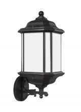 Generation Lighting - Seagull US 84532EN3-746 - Kent traditional 1-light LED outdoor exterior large uplight wall lantern sconce in oxford bronze fin