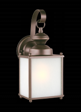 Generation Lighting - Seagull US 84570-71 - Jamestowne transitional 1-light medium outdoor exterior wall lantern in antique bronze finish with f