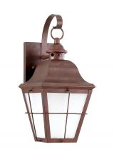 Generation Lighting - Seagull US 8462D-44 - Chatham traditional 1-light medium outdoor exterior dark sky compliant wall lantern sconce in weathe