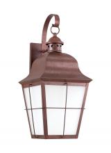 Generation Lighting - Seagull US 8463D-44 - Chatham traditional 1-light large outdoor exterior dark sky compliant wall lantern sconce in weather