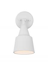 Generation Lighting - Seagull US 8560701-15 - Flood Light traditional 1-light outdoor exterior adjustable swivel flood light in white finish with