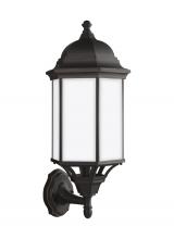 Generation Lighting - Seagull US 8638751EN3-71 - Sevier traditional 1-light LED outdoor exterior large uplight outdoor wall lantern sconce in antique