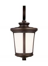 Generation Lighting - Seagull US 8719301EN3-71 - Eddington modern 1-light LED outdoor exterior large wall lantern sconce in antique bronze finish wit