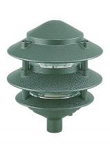 Generation Lighting - Seagull US 9226-95 - Landscape Lighting transitional 1-light outdoor exterior path in emerald green finish with clear gla