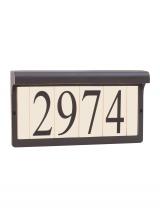 Generation Lighting - Seagull US 9600-71 - Address light collection antique bronze aluminum address sign light fixture
