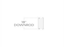 Generation Lighting - Seagull US DR18BZ - 18" Downrod in Bronze
