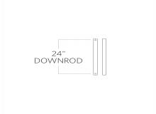 Generation Lighting - Seagull US DR24BZ - 24" Downrod in Bronze