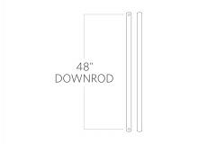 Generation Lighting - Seagull US DR48WGR - 48" Downrod in Washed Grey