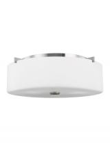 Generation Lighting - Seagull US FM312CH - Large Three Light Flush Mount