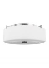 Generation Lighting - Seagull US FM313CH - Small Two Light Flush Mount