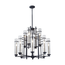 Generation Lighting - Seagull US F2629/8+4AF/BS - Extra Large Chandelier